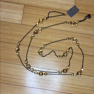 NWT Elegant Vintage Crystal and Chain
